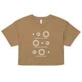 Lunar Eclipse Solar Eclipse Apocalypse Women's Crop Tee