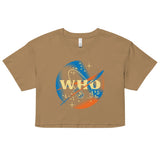 Who Space Administration Women's Crop Tee