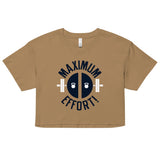 Maximum Effort! Women's Crop Tee
