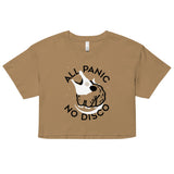 All Panic No Disco Women's Crop Tee