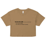 Inconceivable Definition Women's Crop Tee