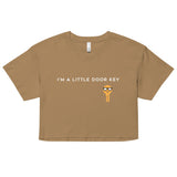 I'm A Little Door Key Women's Crop Tee