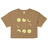 Eclipse Emoji Women's Crop Tee