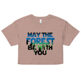 May The Forest Be With You Women's Crop Tee