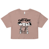 Cat-Cat Women's Crop Tee