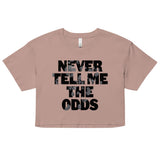 Never Tell Me The Odds Women's Crop Tee