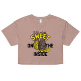 Sweet On The Inside Women's Crop Tee