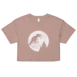 T-Rex Moon Women's Crop Tee