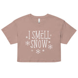 I Smell Snow Women's Crop Tee