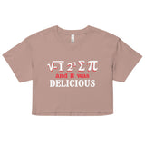 I Ate Sum Pi Women's Crop Tee