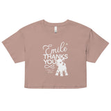 Emile Thanks You Women's Crop Tee