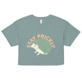 Stay Prickly Women's Crop Tee