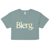 Blerg Women's Crop Tee
