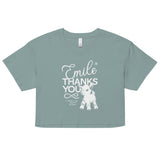 Emile Thanks You Women's Crop Tee