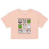 Meowoween Costumes Women's Crop Tee