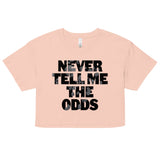 Never Tell Me The Odds Women's Crop Tee
