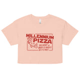 Millennium Pizza Women's Crop Tee