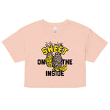 Sweet On The Inside Women's Crop Tee