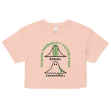 Common Probability Distributions Women's Crop Tee