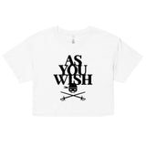 As You Wish Women's Crop Tee