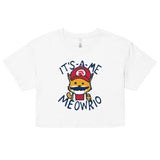 It's-a-me Meowrio Women's Crop Tee