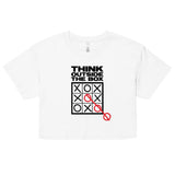 Think Outside The Box Women's Crop Tee