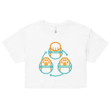 Rock Paper Scissors Paws Women's Crop Tee