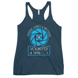 Aperture Science Volunteer Women's Racerback Tank