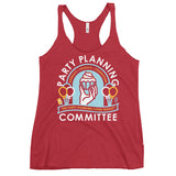 Party Planning Committee Women's Racerback Tank