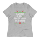 Eating Junk And Watching Rubbish Women's Signature Tee
