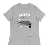 Sleep I Can Do It With My Eyes Closed Women's Signature Tee