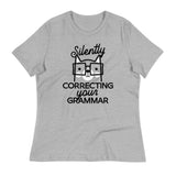Silently Correcting Your Grammar Women's Signature Tee