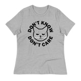 Don't Know Don't Care Women's Signature Tee