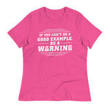 Be A Warning Women's Signature Tee