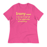 Irony Definition Women's Signature Tee