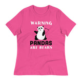 Warning, Pandas Are Bears Women's Signature Tee