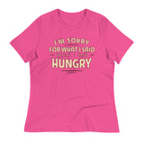 What I Said When I Was Hungry Women's Signature Tee