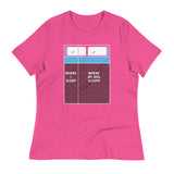 Where I Sleep, Where My Dog Sleeps Women's Signature Tee