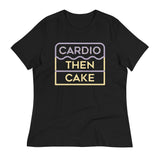 Cardio Then Cake Women's Signature Tee
