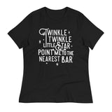 Point Me To The Nearest Bar Women's Signature Tee