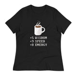 Coffee Plus To Stats Women's Signature Tee