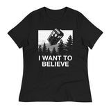 I Want To Believe Tardis Women's Signature Tee