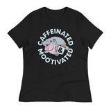 Caffeinated & Moo'tivated Women's Signature Tee