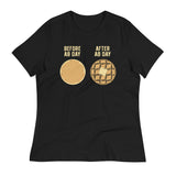 Before Ab Day After Ab Day Women's Signature Tee
