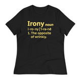 Irony Definition Women's Signature Tee