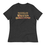 Writtin Directino Women's Signature Tee