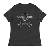 I Just Work Here Women's Signature Tee