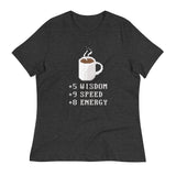 Coffee Plus To Stats Women's Signature Tee