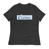 Like A Boss Thumbs Up Women's Signature Tee