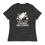 Save The Chubby Unicorns Women's Signature Tee